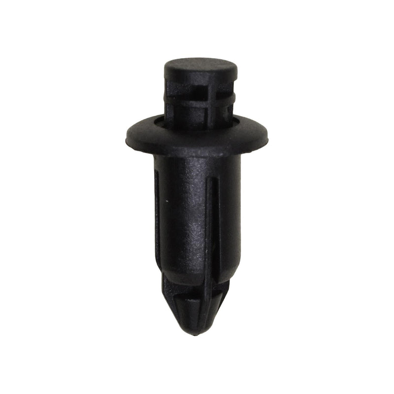 7mmx11mm Black Push-Type Retainer with Drive Pin, 11mm Head