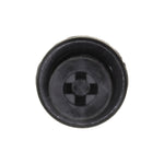 5mmx9mm Black Screw-Type Retainer with Open End, 10mm Head