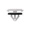 11mm White Nylon Liftgate/Spoiler Molding Clip, 18mm Head
