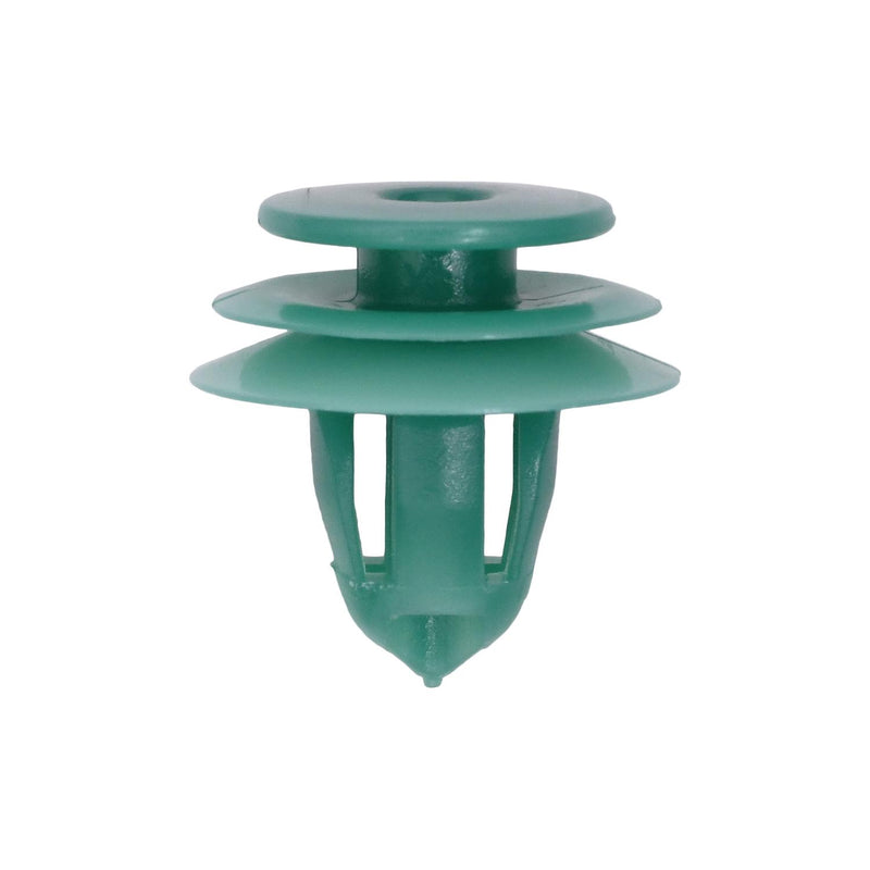 9.5mmx11mm Green Nylon Triple Head Christmas Tree Retainer, 18mm Head