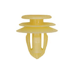 9.5mmx12mm Yellow Nylon Triple Head Christmas Tree Retainer, 18mm Head