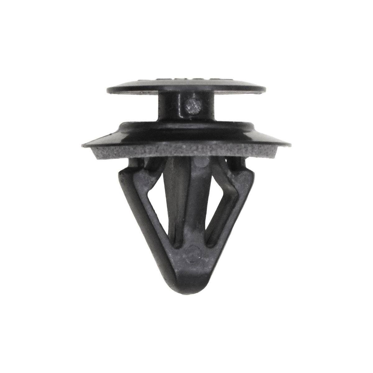 12mmx14mm Black Nylon Molding Retainer with Sealer Clip, 18.5mm Head