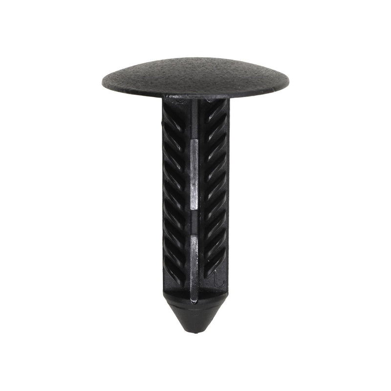 8mmx26mm Black Nylon Bumper Retainer, 19mm Head
