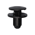 8mmx10mm Black Push-Type Retainer, 18mm Head