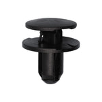 8mmx10mm Black Push-Type Retainer, 18mm Head