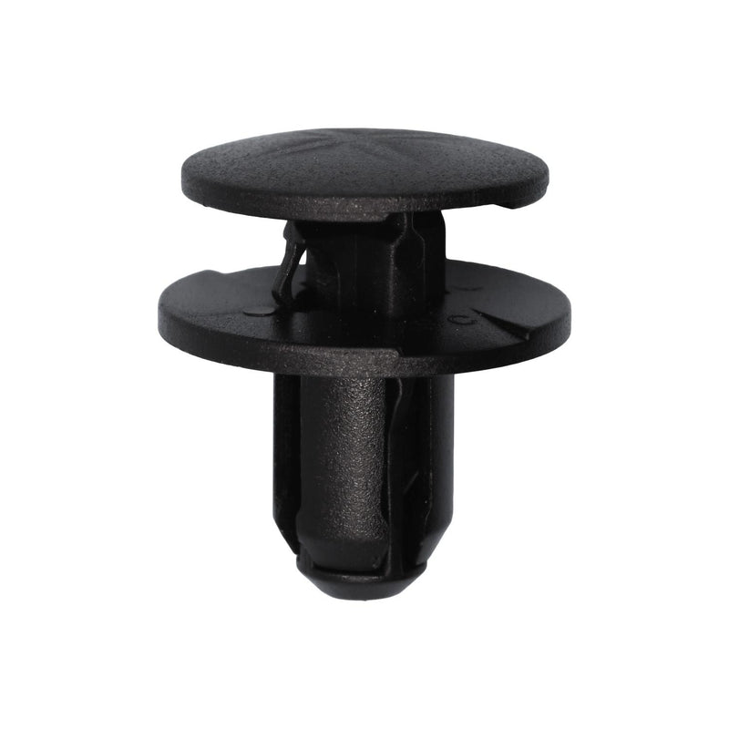 8mmx10mm Black Push-Type Retainer, 18mm Head