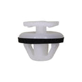 8mmx7mm White Nylon Molding Clip with Sealer, 13mm Head