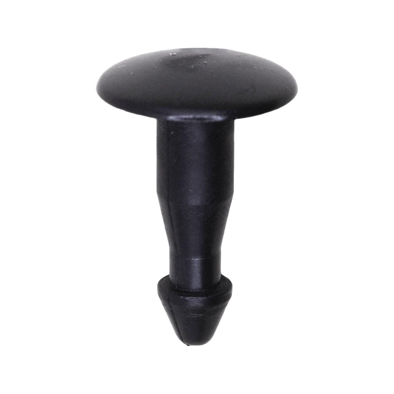 4.5mmx15mm Black Nylon Cowl, Grill Clip, 11mm Head