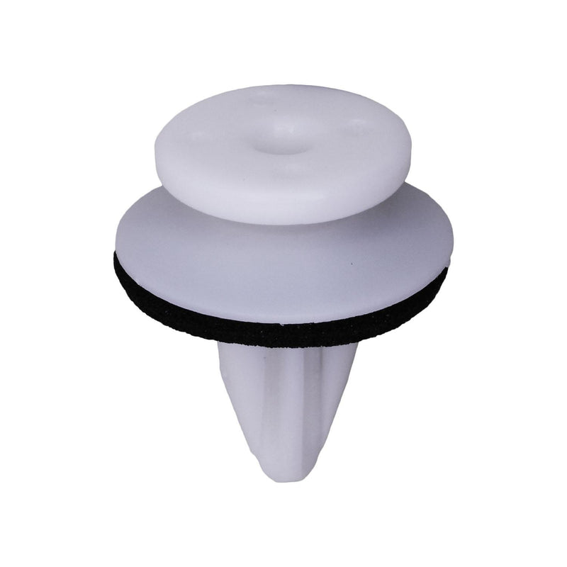 8mmx8mmx14mm White Nylon Retainer with Sealer, 16mm Head