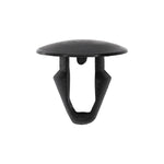 9mmx11mm Black Nylon Retaining Clip Weatherstrip Clip, 14mm Head