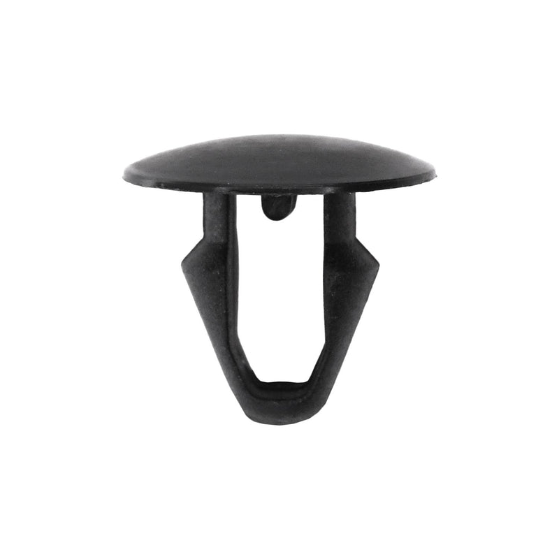 9mmx11mm Black Nylon Retaining Clip Weatherstrip Clip, 14mm Head