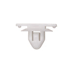 10mm White Nylon Molding Clip, 18mm Head