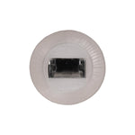 12mmx10mm White Nylon Molding Clip with Metal Insert, 17mm Head