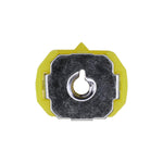M5.5 Yellow Nylon Screw Grommet, 16mmx22mm Head