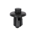 10mmx12mm Black Nylon Push-Type Retainer, 18mm Head