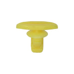 6.5mmx7mm Yellow Nylon Weatherstrip Clip, 7.5mm Head