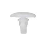 7mmx8.5mm White Nylon Weatherstrip Clip, 6.5mm Head