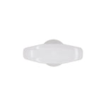 7mmx8.5mm White Nylon Weatherstrip Clip, 6.5mm Head