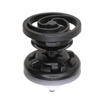 9mmx12mm Black Nylon Retainer with Sealer Trim Panel, 22.5mm Head
