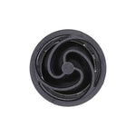 9mmx12mm Black Nylon Retainer with Sealer Trim Panel, 22.5mm Head