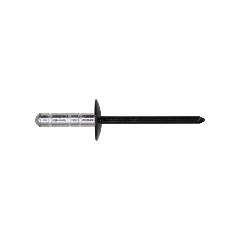 4mm Specialty Rivet, 1.0mm-2mm Grip, Aluminum Body, Steel Mandrel