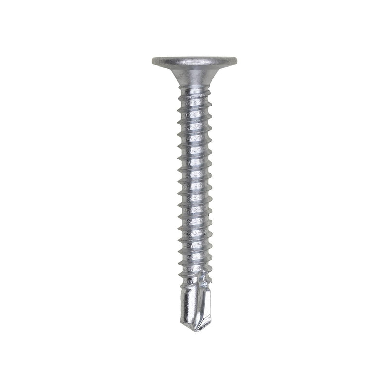 #10x1-1/2" Torx Wafer Head Screw, Self-Drilling, Zinc