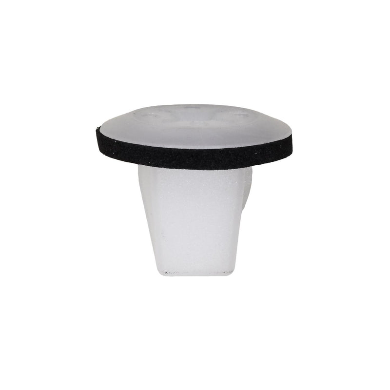 M4.2 White Nylon Screw Grommet with Sealer, 20mm Head
