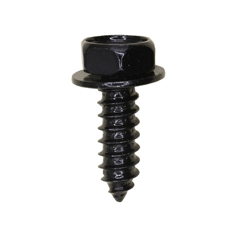 M6-1.81x20mm Hex Head SEMS Mitsubish Phillips Tapping Screw, 13mm (1/2") Washer, Black E-Coat