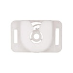 40mm White Nylon Molding Clip, 8mm Thick