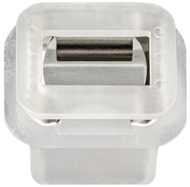14mm Clear Nylon Grommet/Retainer, 12.5mmx15mm Head