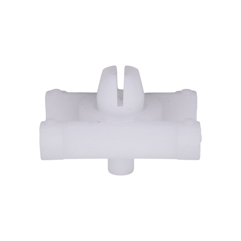 28mm White Nylon Molding Clip, 21mm Width