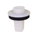 M4.8 White Nylon Bumper Grommet, 20mm Head