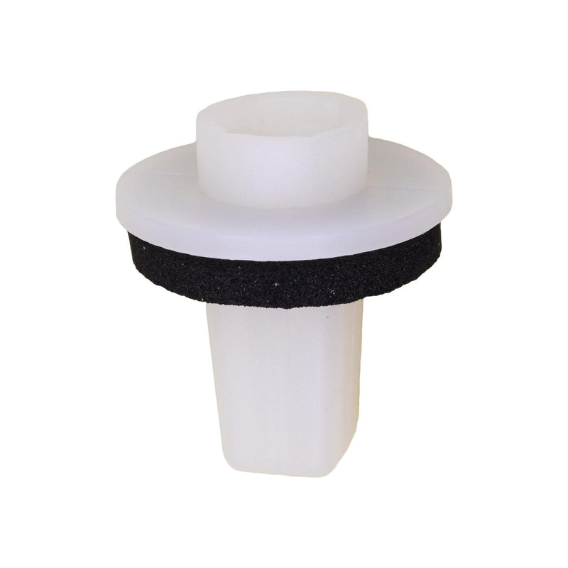 M4.8 White Nylon Bumper Grommet, 20mm Head