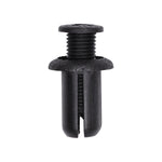 8mmx13mm Black Nylon Push-Type Retainer, 13mm Head