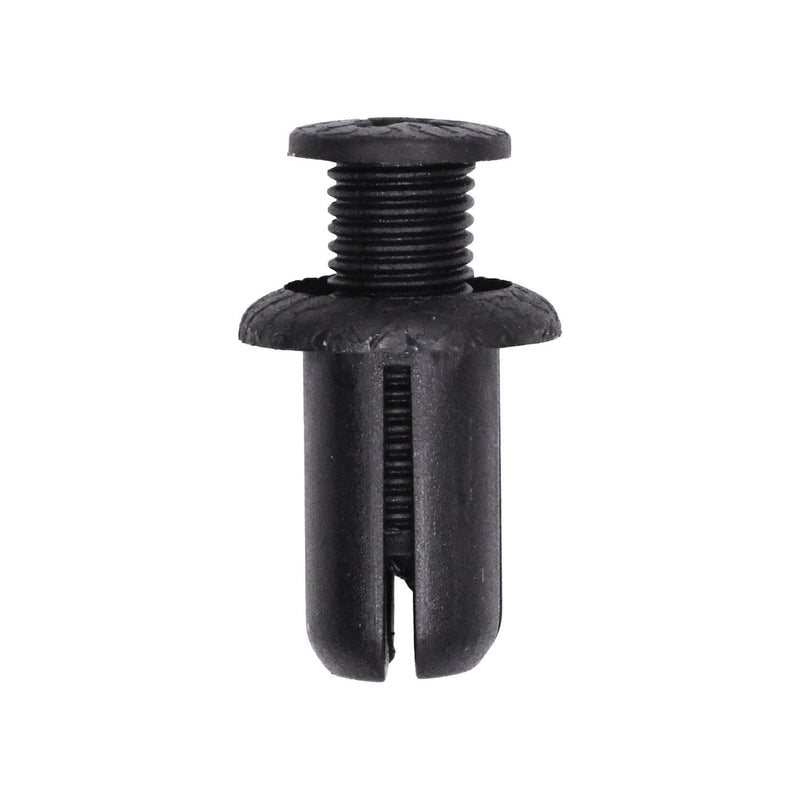 8mmx13mm Black Nylon Push-Type Retainer, 13mm Head