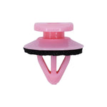 10mmx11mm Pink Nylon Molding Clip with Sealer, 17mm Head
