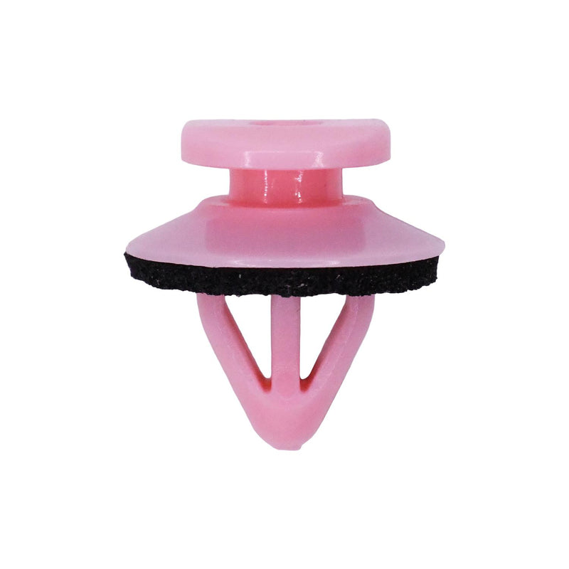 10mmx11mm Pink Nylon Molding Clip with Sealer, 17mm Head