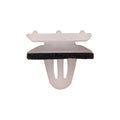 7mmx8mm White Nylon Molding Clip with Sealer, 14mm Head