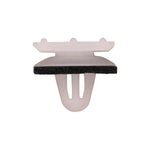 7mmx8mm White Nylon Molding Clip with Sealer, 14mm Head