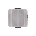 7mmx8mm White Nylon Molding Clip with Sealer, 14mm Head