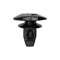 6mmx7mm Black Nylon Molding Clip, 8mm Head