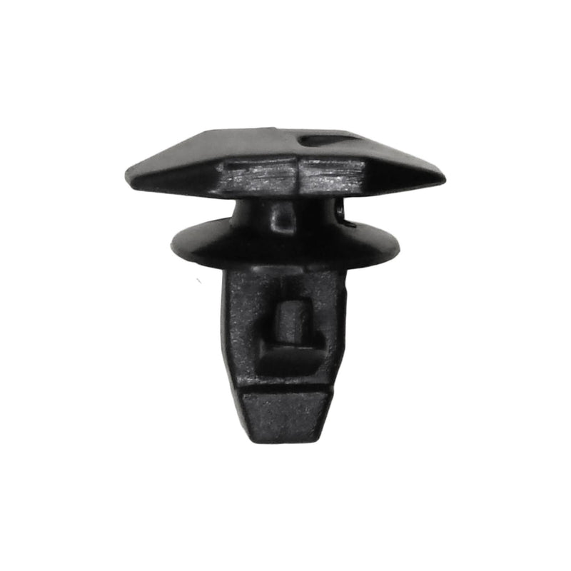 6mmx7mm Black Nylon Molding Clip, 8mm Head