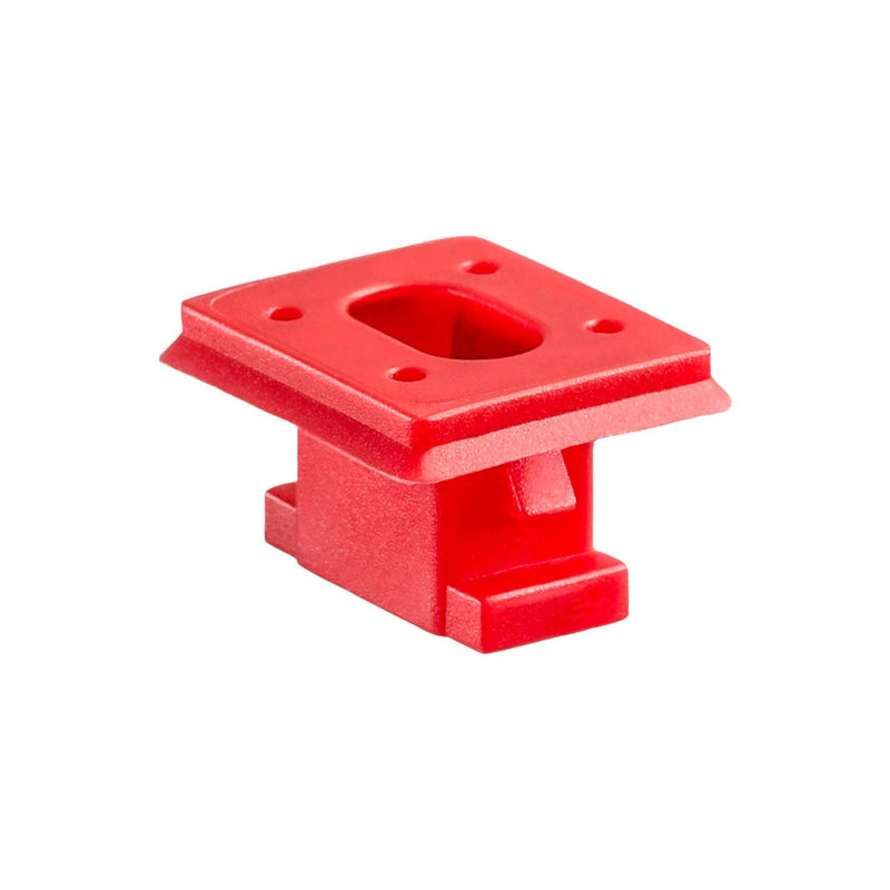 9mm Red Nylon Interior Trim Grommet, 17mmx19mm Head