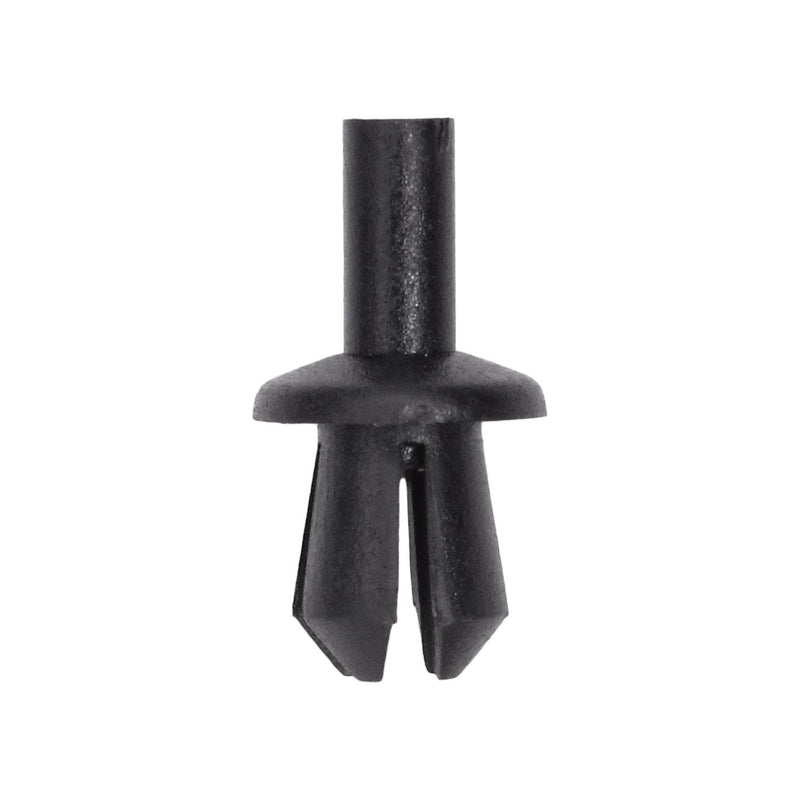 5mmx7mm Black Nylon Push-Type Retainer, 9mm Head