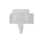 28mm White Nylon Molding Clip, 30mm Width