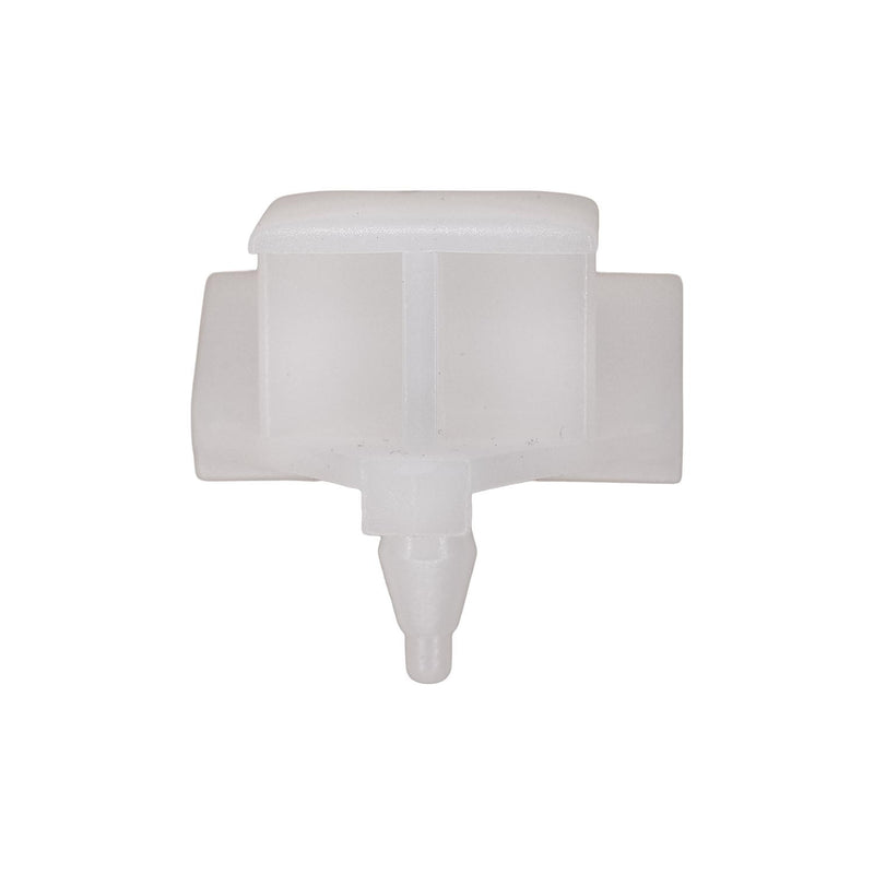 28mm White Nylon Molding Clip, 30mm Width