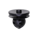 10mmx9mm Black Nylon Retainer, Top Head Bottom, 16mm Head