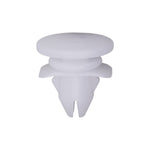8mmx11mm White Nylon Molding Clip Exterior
