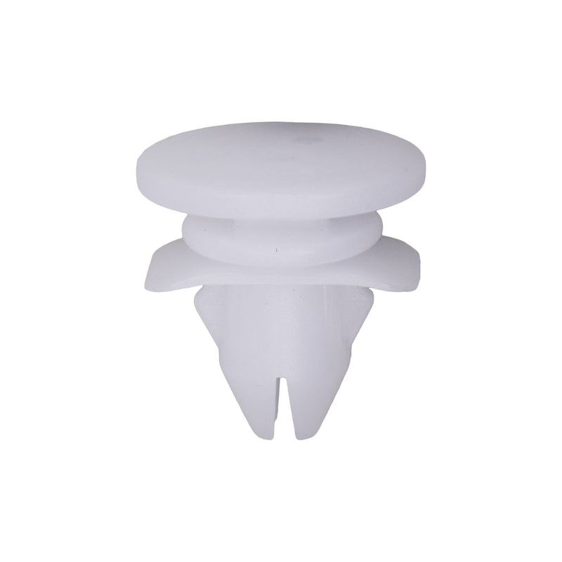 8mmx11mm White Nylon Molding Clip Exterior