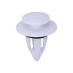 9.5mmx16mm White Nylon Retainer with Sealer Mini-Cooper, 18mm Head